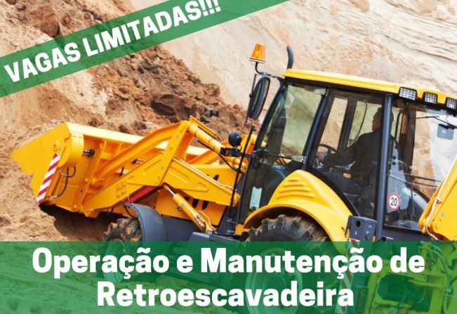 CURSO OPERAÇÃO E MANUTENÇÃO DE RETROESCAVADEIRA