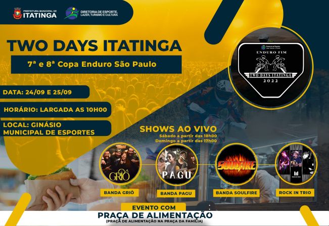 COPA ENDURO FIM SÃO PAULO - TWO DAYS ITATINGA