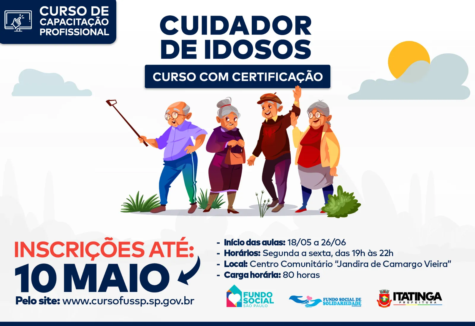 PROFISSÃO EM ALTA: SEJA CUIDADOR DE IDOSOS!