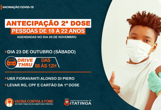 ANTECIPAÇÃO DA 2ª DOSE