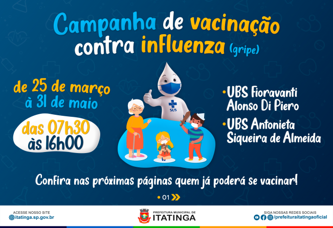 CAMPANHA DE VACINAÇÃO CONTRA INFLUENZA (GRIPE) 2024