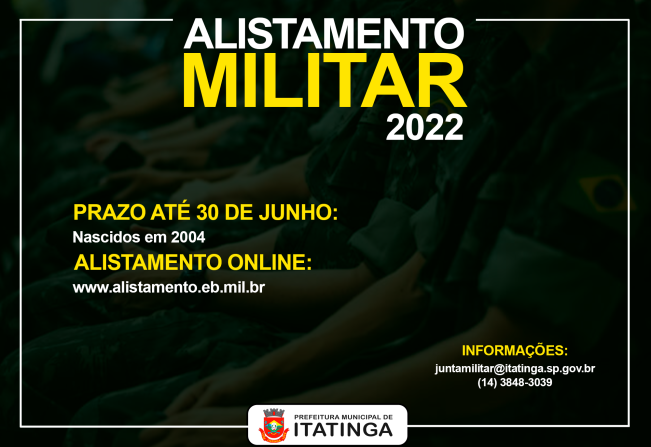 ALISTAMENTO MILITAR 2022