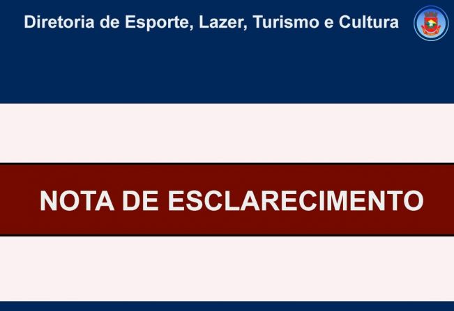 NOTA DE ESCLARECIMENTO!