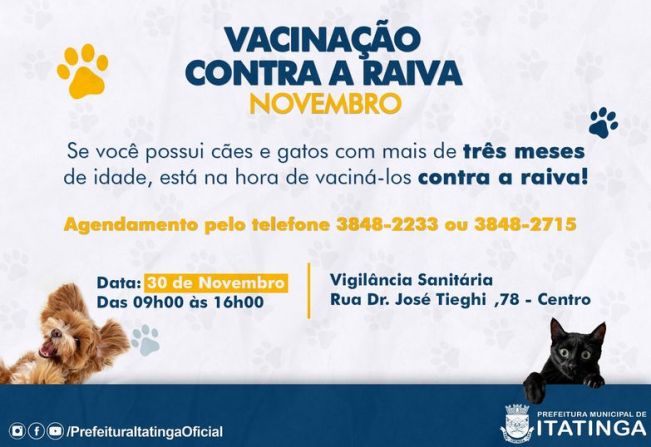 VACINAÇÃO CONTRA RAIVA