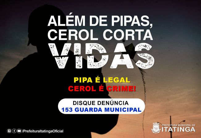 NÃO É BRINCADEIRA: USO DE CEROL É CRIME!